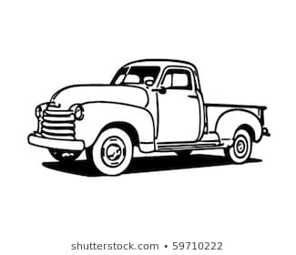 Vintage Truck Vector at Vectorified.com | Collection of Vintage Truck ...