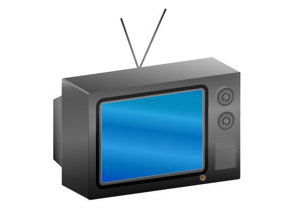 600x420 Antique Tv Vector
