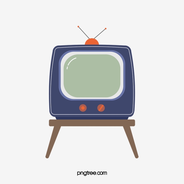 640x640 Blue Retro Tv, Blue, Vintage, Television Png And Vector