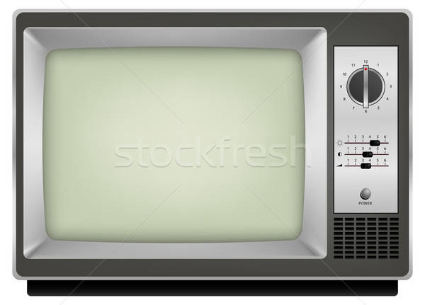 600x431 Vintage Tv Vector Illustration Miro Kovacevic