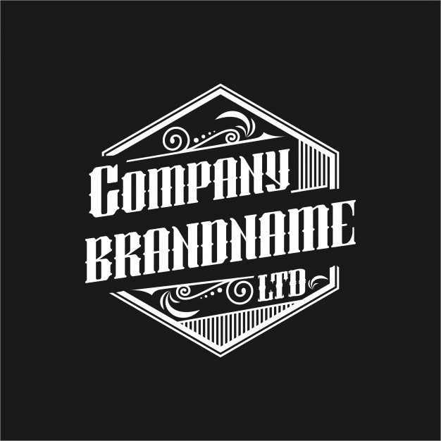 626x626 Simple Black Vintage Typography Vector Premium Download