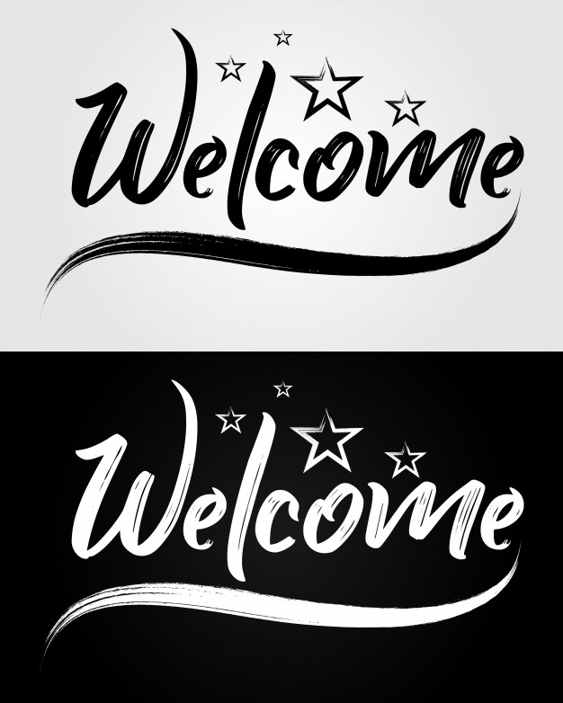 626x782 Welcome Vintage Typography Vector Premium Download
