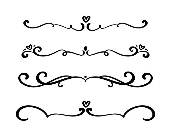 Vector Vintage Line Elegant Dividers And Separators 654x490 Vector Vintage Line Elegant Dividers And Separators
