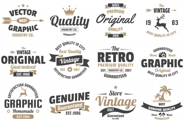Vintage Retro Vector Logo For Banner Vector Premium Download 626x417 Vintage Retro Vector Logo For Banner Vector Premium Download