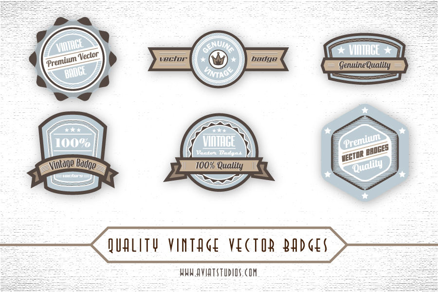 900x600 Vintage Badge Vector Free Download Images