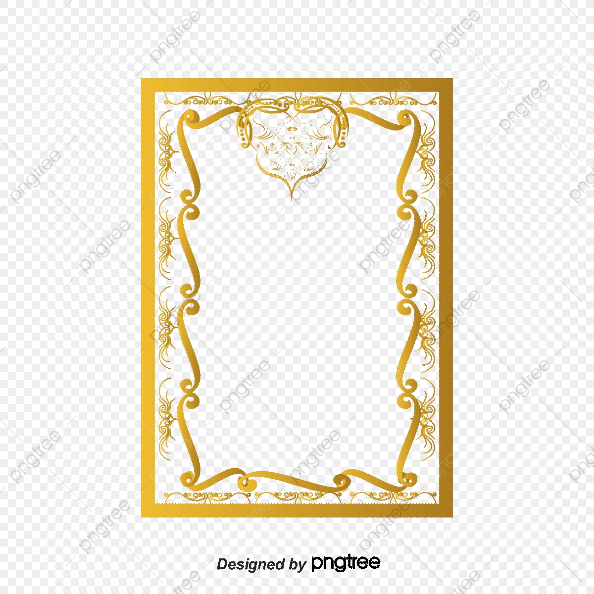Vintage Gold Frame, Heart Shaped, Vintage Vector Png And Vector 1200x1200 Vintage Gold Frame, Heart Shaped, Vintage Vector Png And Vector