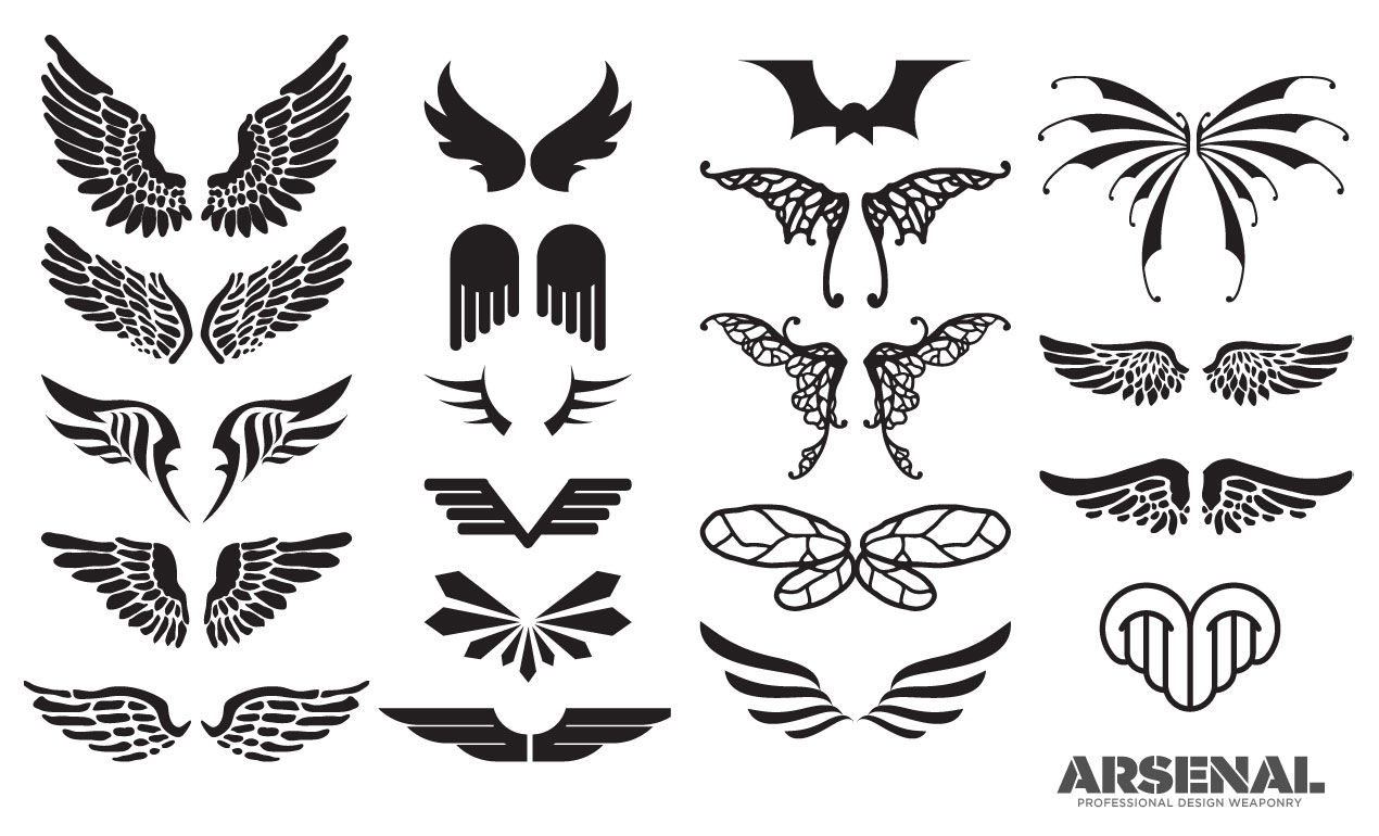 1270x770 Wing Vector Pack
