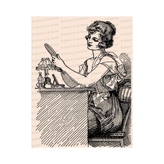 Vintage Woman Vector