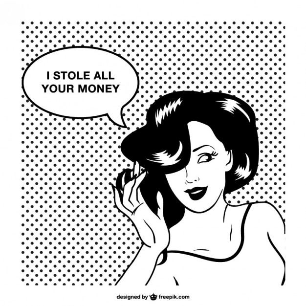 Retro Woman Comics Style Design Vector Free Download 626x626 Retro Woman Comics Style Design Vector Free Download