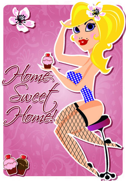 Vector Vintage Retro Woman Free Vector Download 257x368 Vector Vintage Retro Woman Free Vector Download