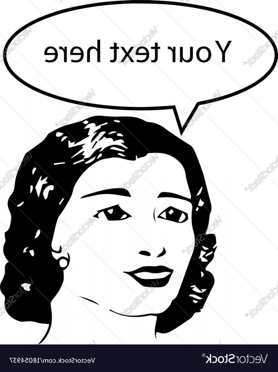 Vintage Woman Vector Savoyuptown 968x1296 Vintage Woman Vector Savoyuptown