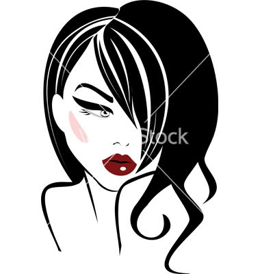 Vintage Woman Face Fashion And Hair Icon Vector Wall Decor 380x400 Vintage Woman Face Fashion And Hair Icon Vector Wall Decor