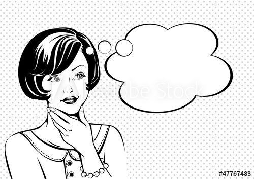 Vintage Woman Thinking 500x353 Vintage Woman Thinking