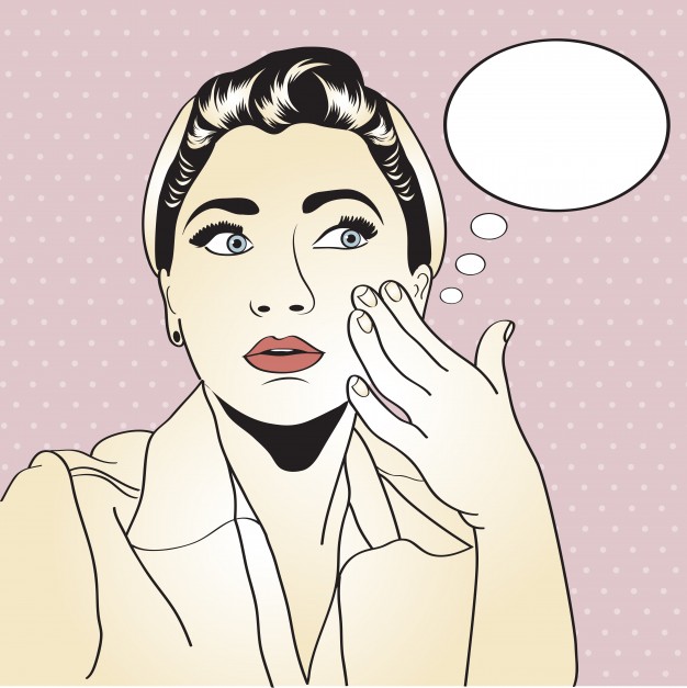 Vintage Woman With Speech Bubble Vector Free Download 626x627 Vintage Woman With Speech Bubble Vector Free Download