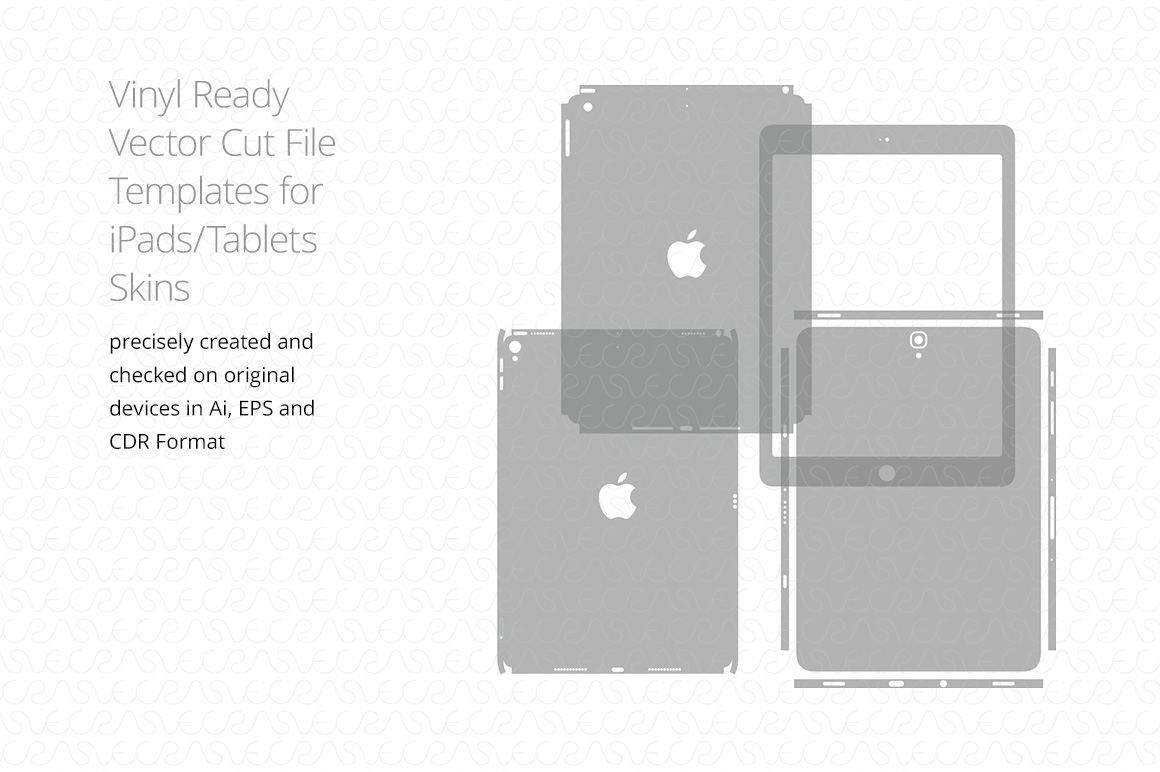 1160x772 Vinyl Ready Vector Templates For Tablets Skins On Behance