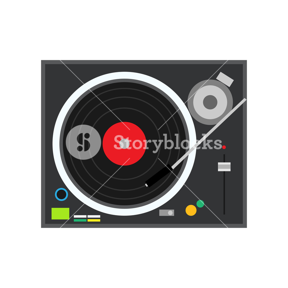 1000x1000 Turntable Play Technology Stereo Musical Dj Electronic Vinyl