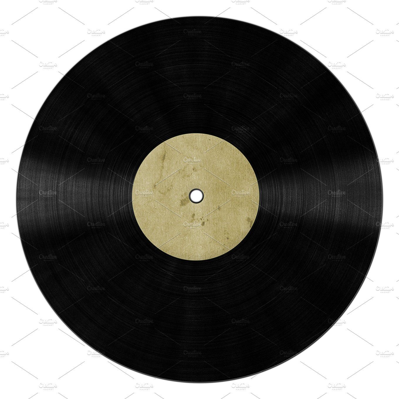 1360x1360 Vinyl Record Blank