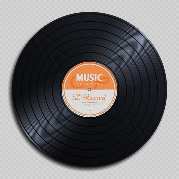 600x600 Vinyl Record Music Vector Material Design Free Download