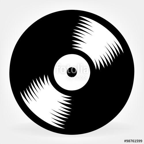 500x500 Vinyl Record Logo Stock Image And Royalty Free Vector