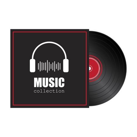 450x450 Vinyl Record Vector Illustration Isolated On White Background