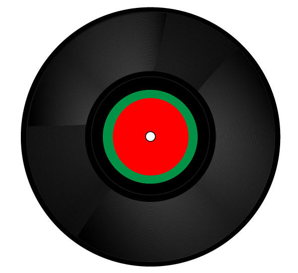 600x550 Free Vector Vinyl Record