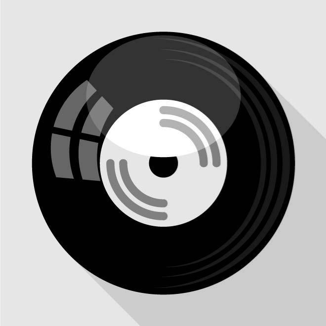 660x660 Vinyl Record Icon Vector