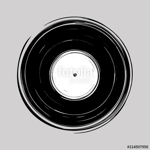 500x500 Vinyl Draw Design Vector Stock Image And Royalty Free Vector