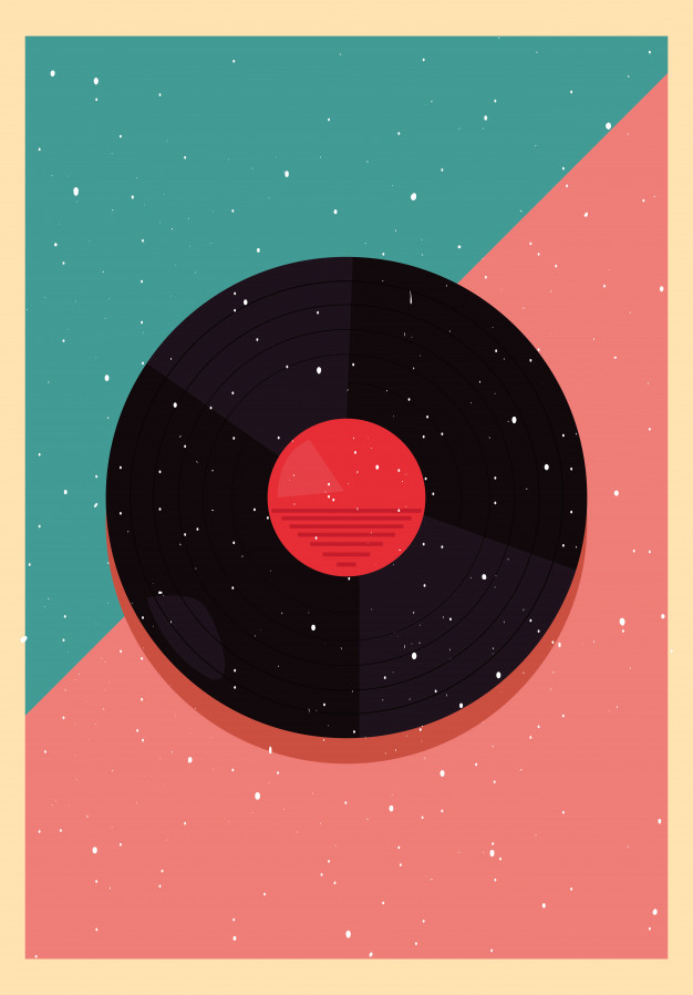 626x898 Funk Disco Vinyl Vector Premium Download