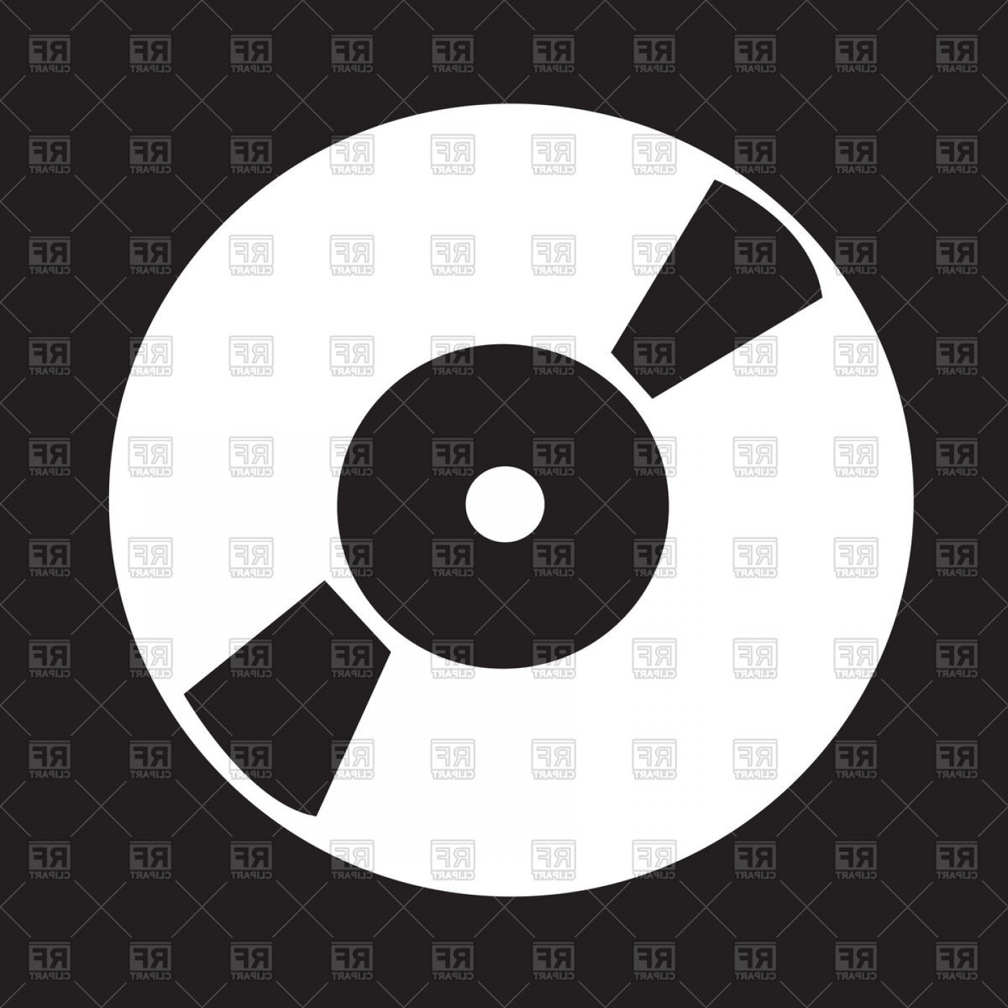 1440x1440 Retro Vinyl Record Icon Disc Icon Vector Clipart Geekchicpro