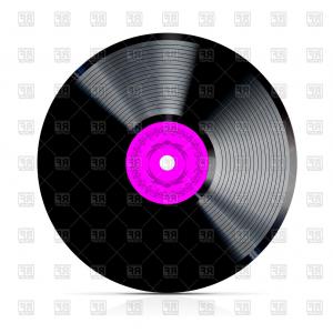 300x300 Retro Vinyl Record Vector Clipart Newwaysys