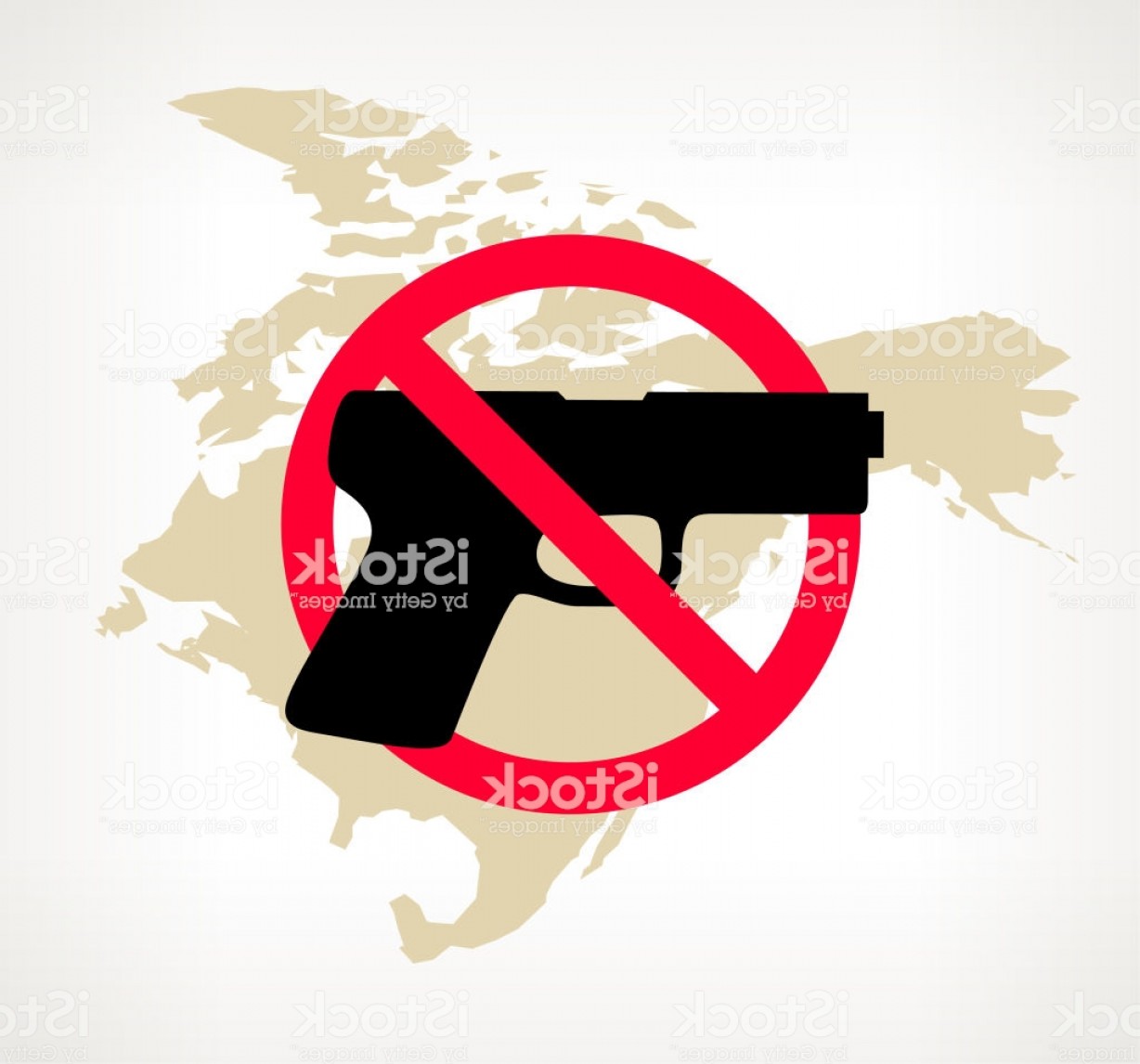 1228x1146 North America No Gun Violence Vector Poster Gm Geekchicpro