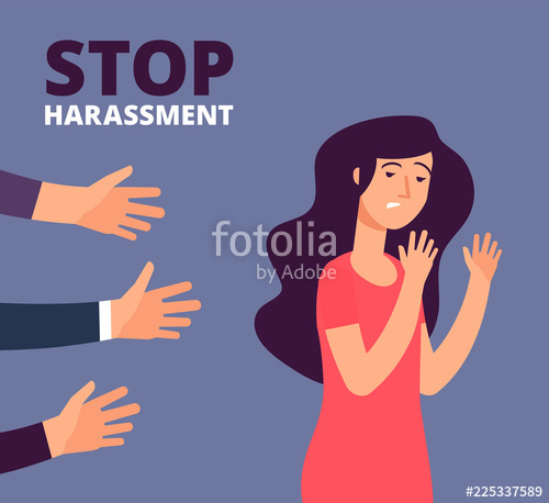 500x458 Sexual Harassment Concept Woman And Mans Hands Stop Abuse