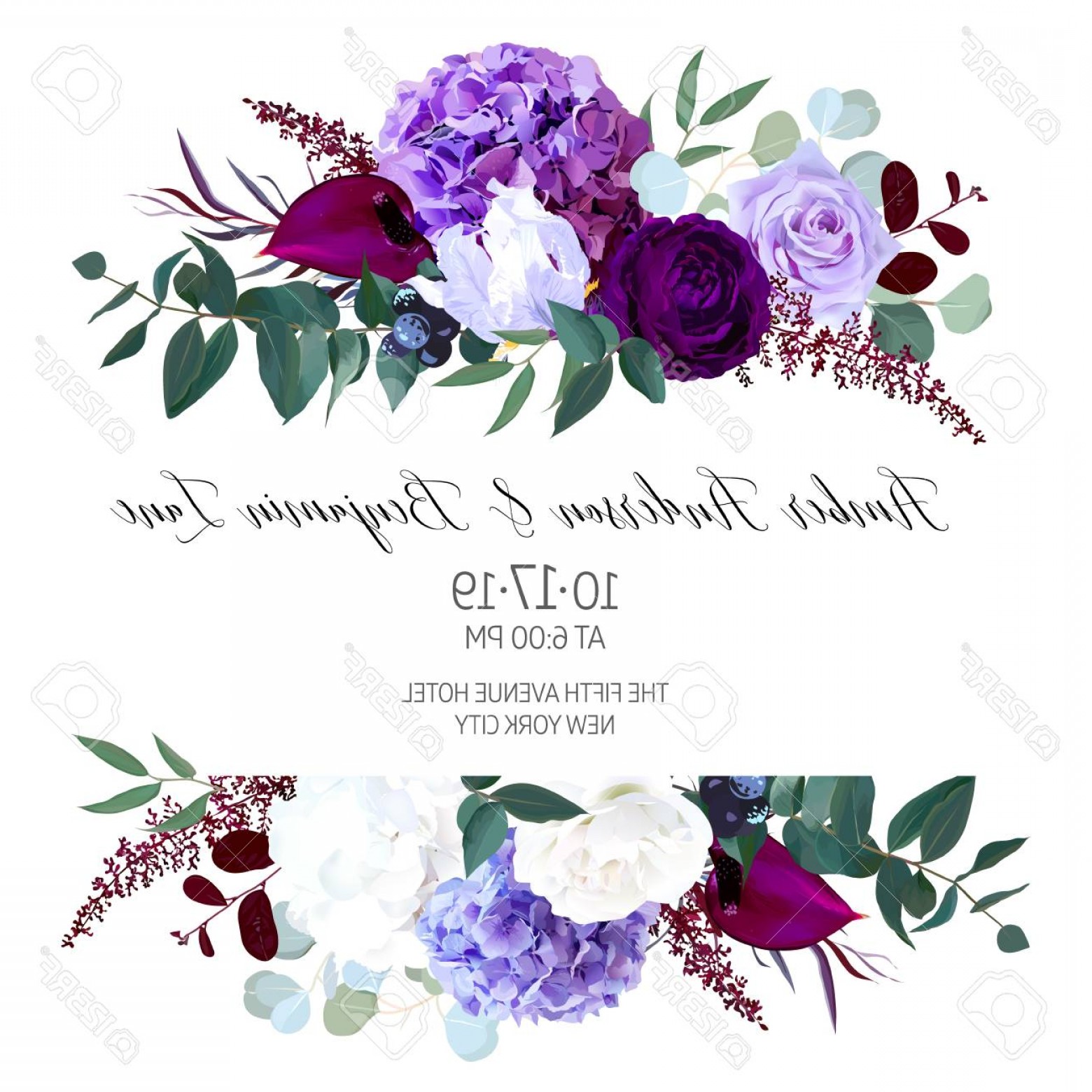 1560x1560 Photostock Vector Elegant Seasonal Dark Flowers Vector Design