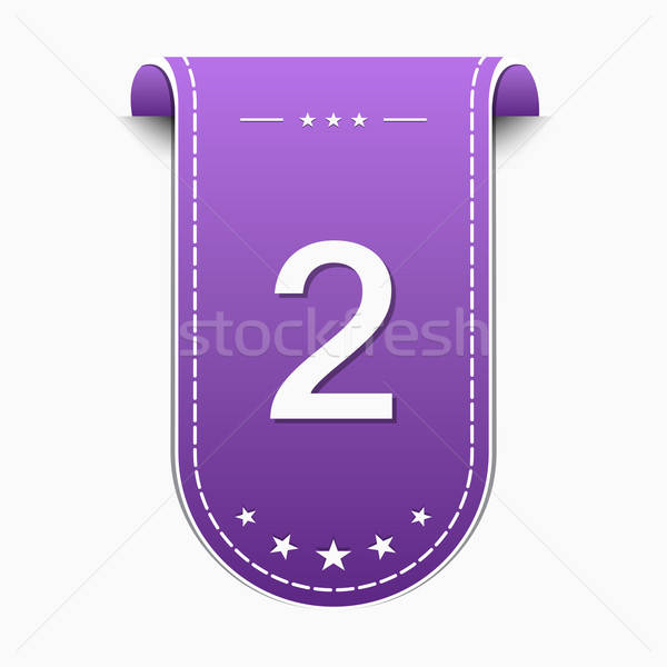 600x600 Number Violet Vector Icon Design Vector Illustration Rizwan