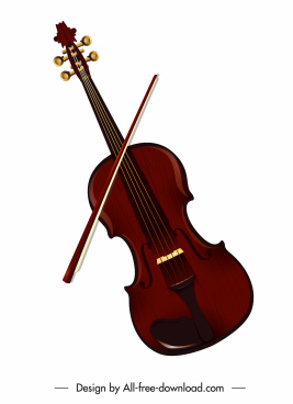 267x368 Violin Free Vector Download