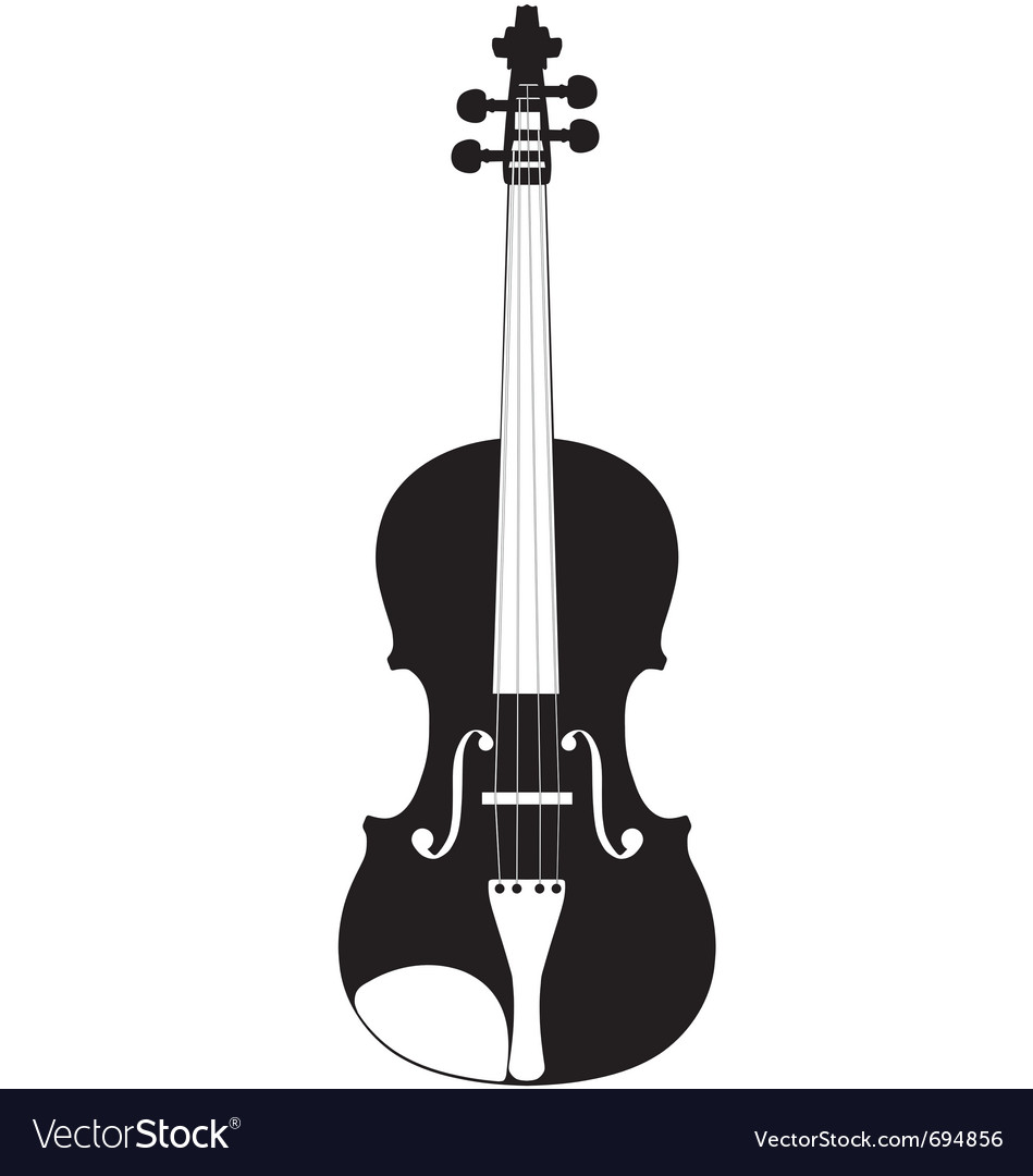 949x1080 Violin Silhouette Vector