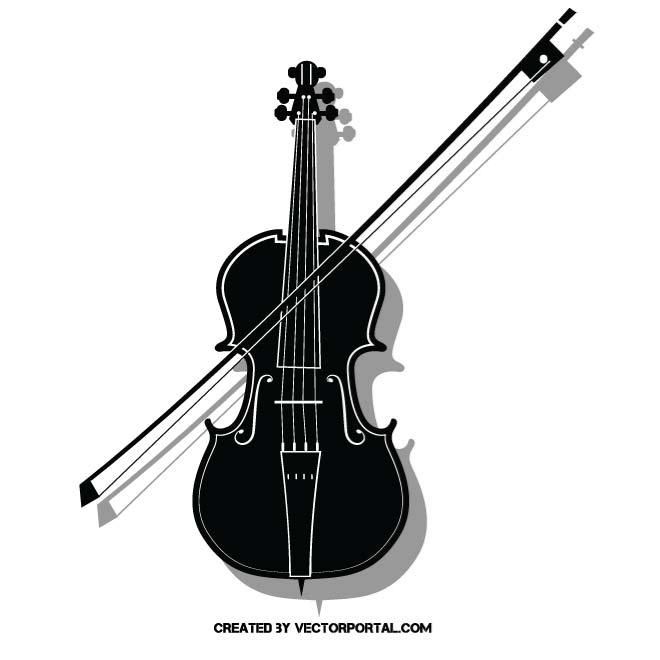 660x660 Violin Vector Illustration Music Vectors Violin, Free Vector