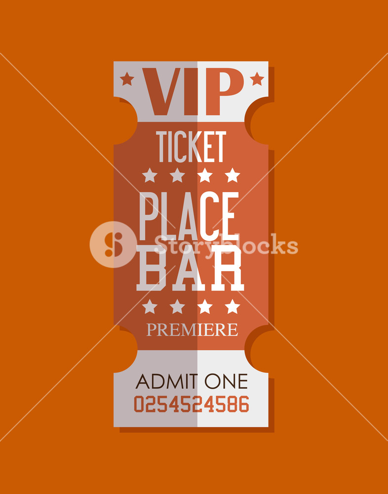 786x1000 Vip Ticket Entrance Icon Vector Illustration Design Royalty Free