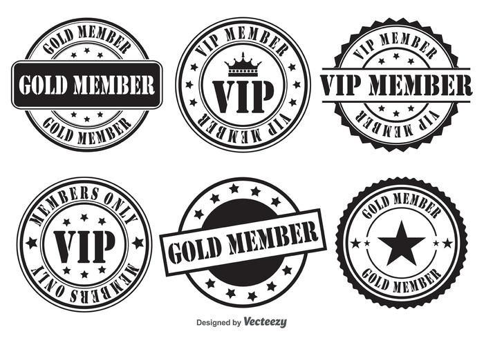 700x490 Vip Retro Vector Badges