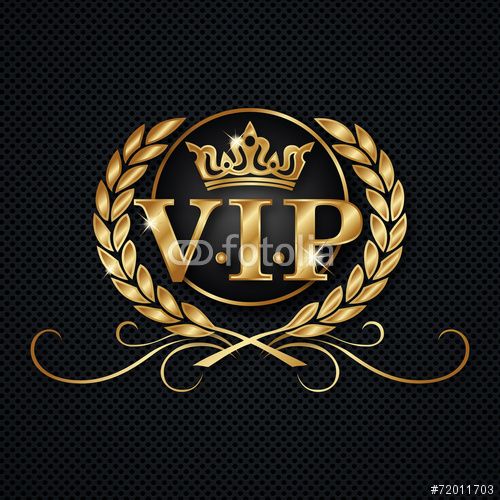 500x500 Vector Vip Logo Wall Murales Vip Logo, Lounge Logo, Royal Logo