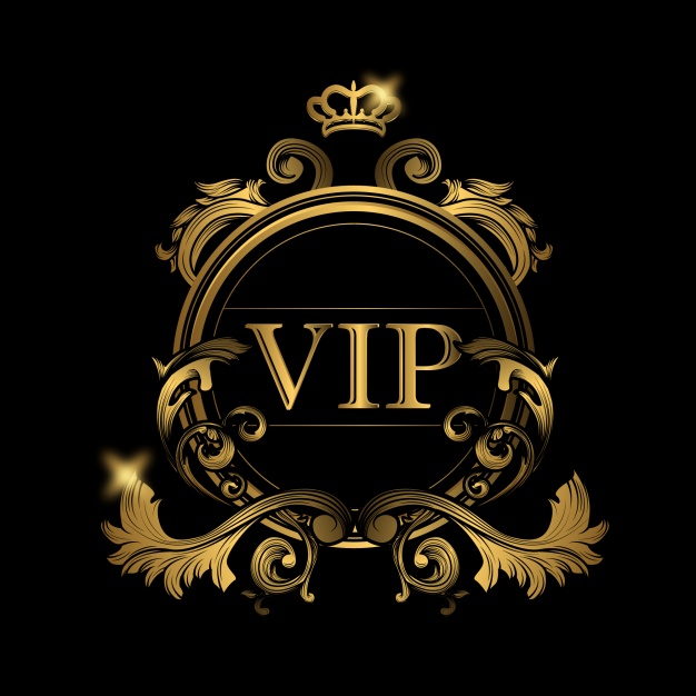 626x626 Vip Golden Logo Vector Free Download