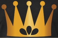 190x124 Golden Crown Monarch King Vip Logo Vector Image Men's Premium T
