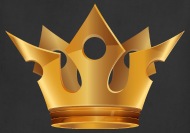 190x133 Golden Crown Monarch Vip King Logo Vector Image Apron Spreadshirt