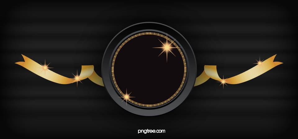 960x450 Atmospheric Gold Satin Ring Vip Vip Vector Background, Business