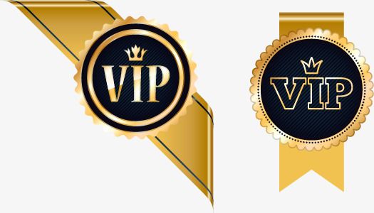 525x300 Vector Vip Badge Awarded Creative Design, Certificate Badge