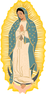 149x300 Virgen De Guadalupe Logo Vector