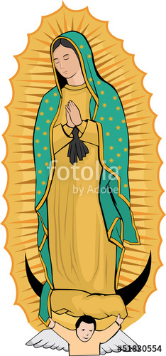 234x500 Virgen De Guadalupe Color Stock Image And Royalty Free Vector