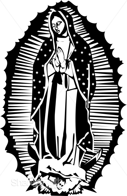 505x776 Lady Of Guadalupe Christian Symbols