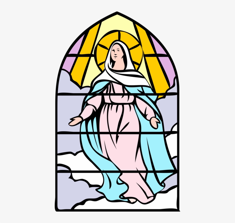 Vector Illustration Of Blessed Assumption Virgin Mary 820x780 Vector Illustration Of Blessed Assumption Virgin Mary
