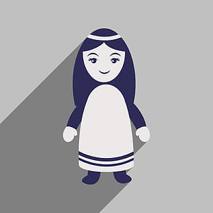 Flat Icon With Long Shadow Virgin Mary And Jesus Vector 310x310 Flat Icon With Long Shadow Virgin Mary And Jesus Vector